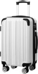 Luggage Expandable(only 28") Suitcase PC+ Spinner 20in 24in 28in Carry on (white grid new, S(20in)_carry on)